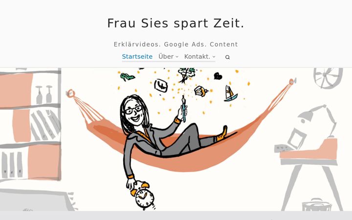 Screenshot of frau-sies-spart-zeit.de