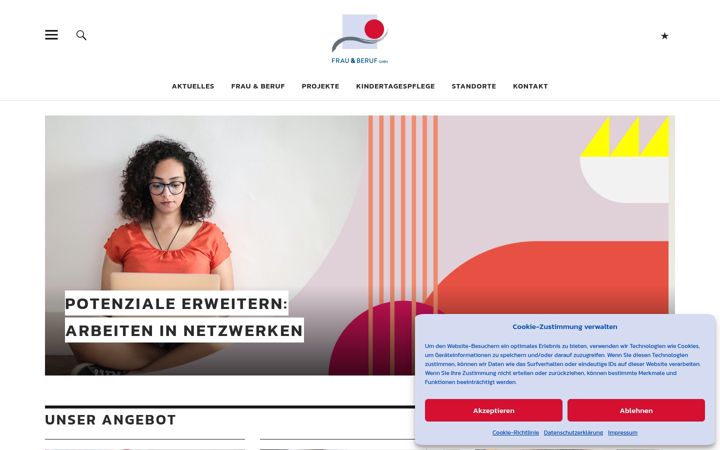 Captura de ecrã de frau-und-beruf.net