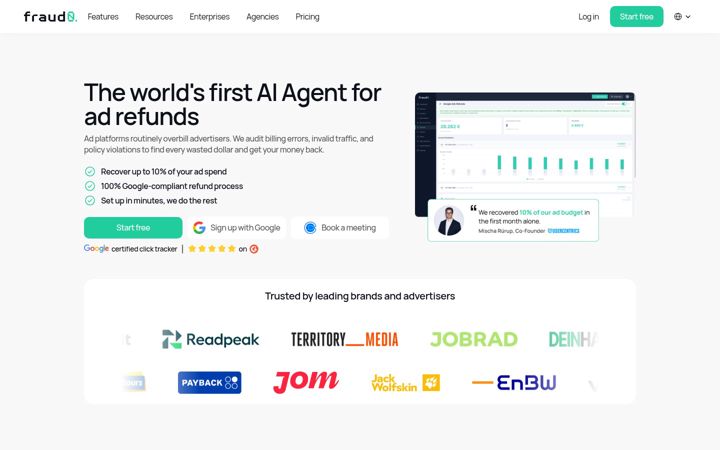 Zrzut ekranu fraud0.com