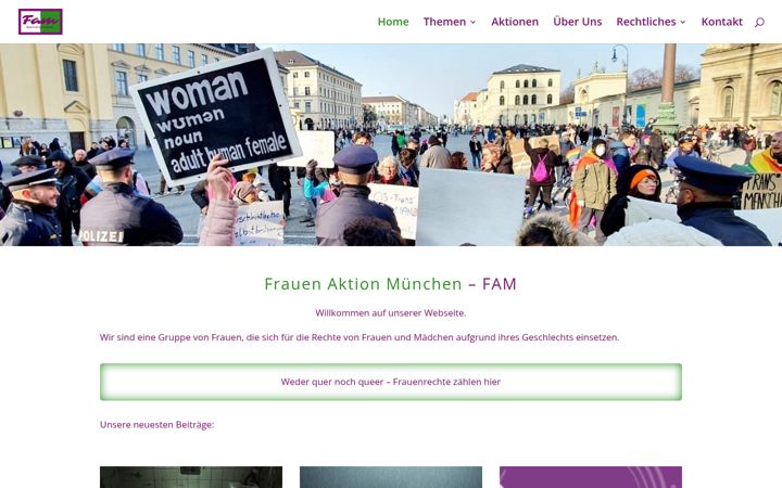Snímek obrazovky frauen-aktion-muenchen.de