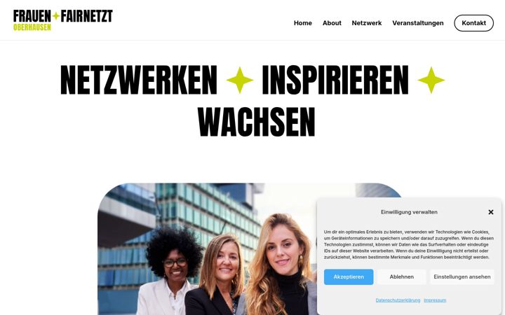 Screenshot of frauen-fairnetzt.de