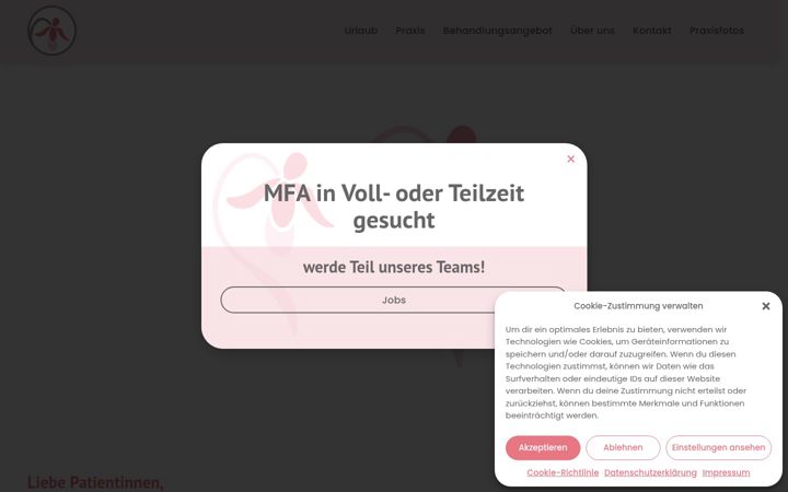 Screenshot of frauenaerztin-frauenschuh.de