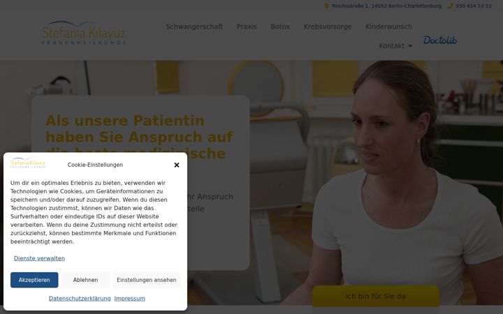 Zrzut ekranu frauenarzt-berlin-charlottenburg.de