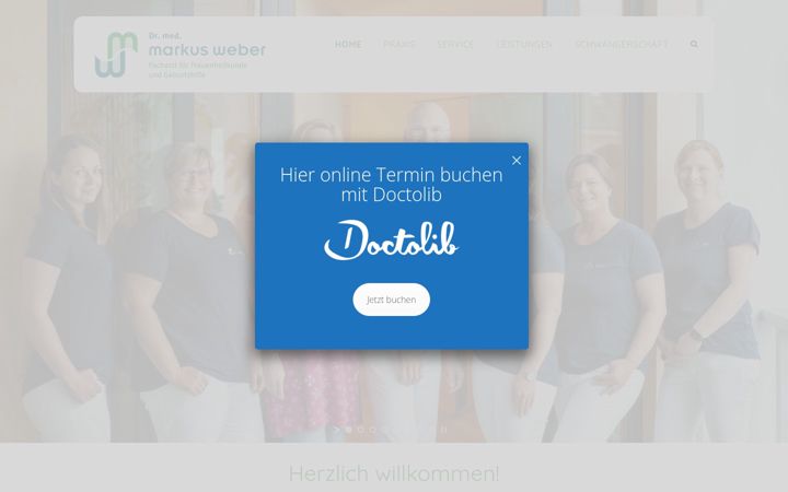 Zrzut ekranu frauenarzt-borghorst.de