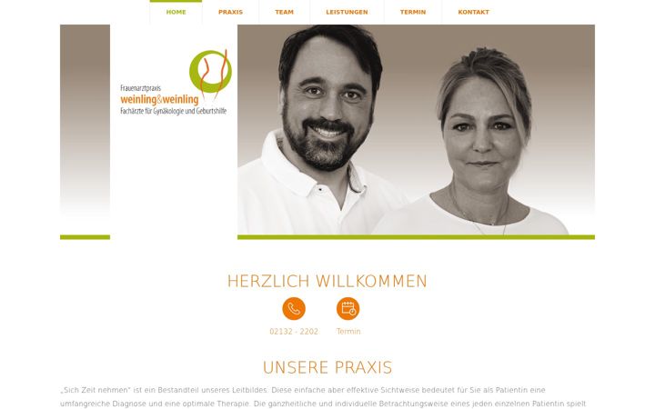 Screenshot of frauenarzt-buederich.com