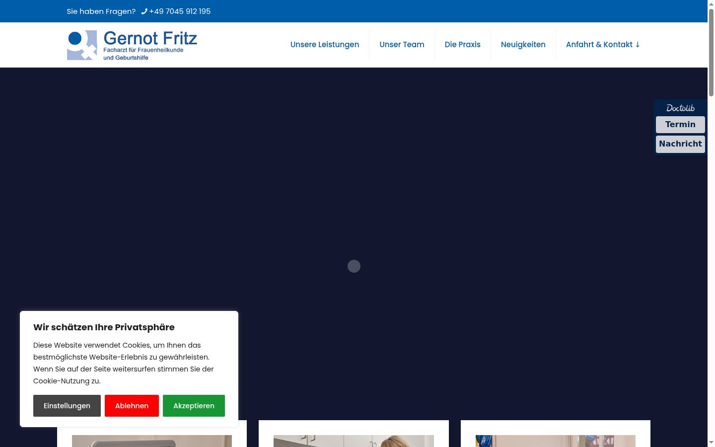 Sutikimo reklamjuostės, rodytos prieš bet kokią sąveiką, ekrano kopija