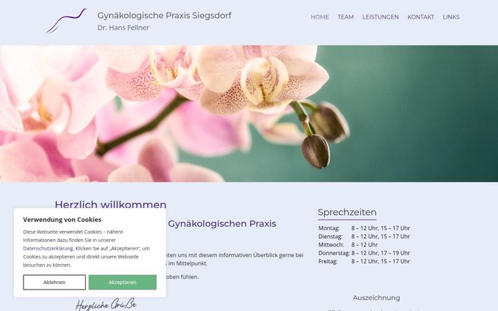 Zrzut ekranu frauenarzt-siegsdorf.de