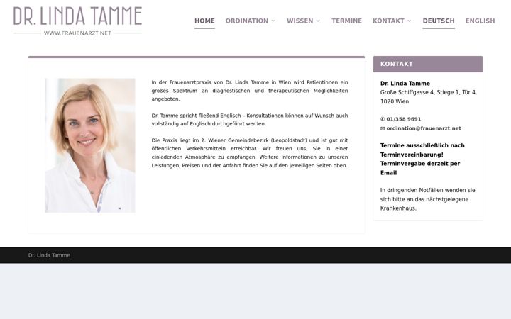 Screenshot of frauenarzt.net