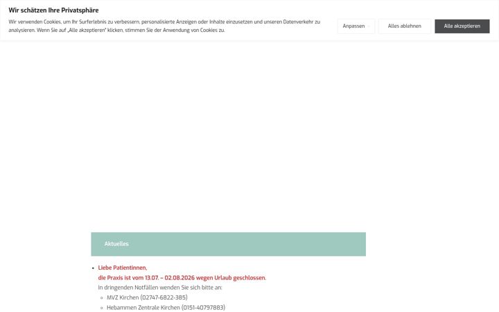 Capture d'écran de frauenarztpraxis-gueth.de