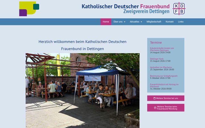 Ekrano kopija frauenbund-dettingen.de