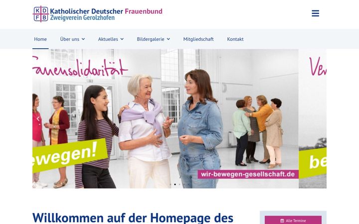 Screenshot van frauenbund-gerolzhofen.de