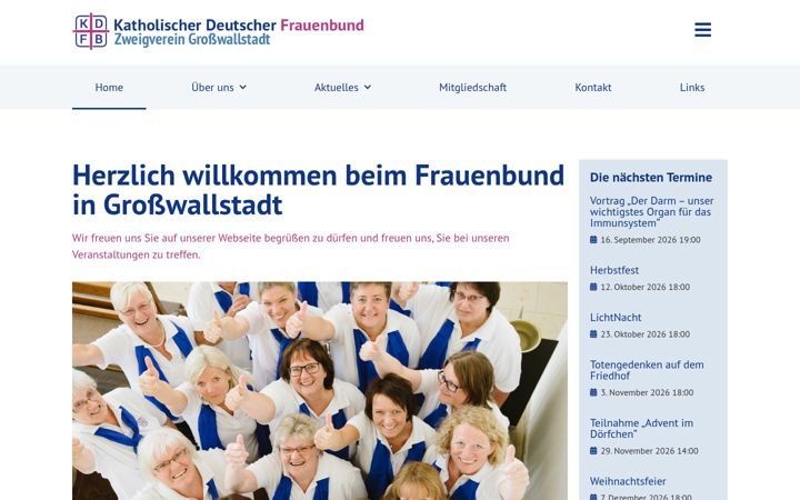 Screenshot van frauenbund-grosswallstadt.de