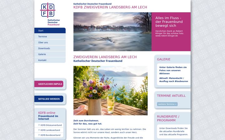 Screenshot van frauenbund-landsberg.de