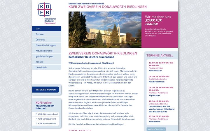 Screenshot van frauenbund-riedlingen.de