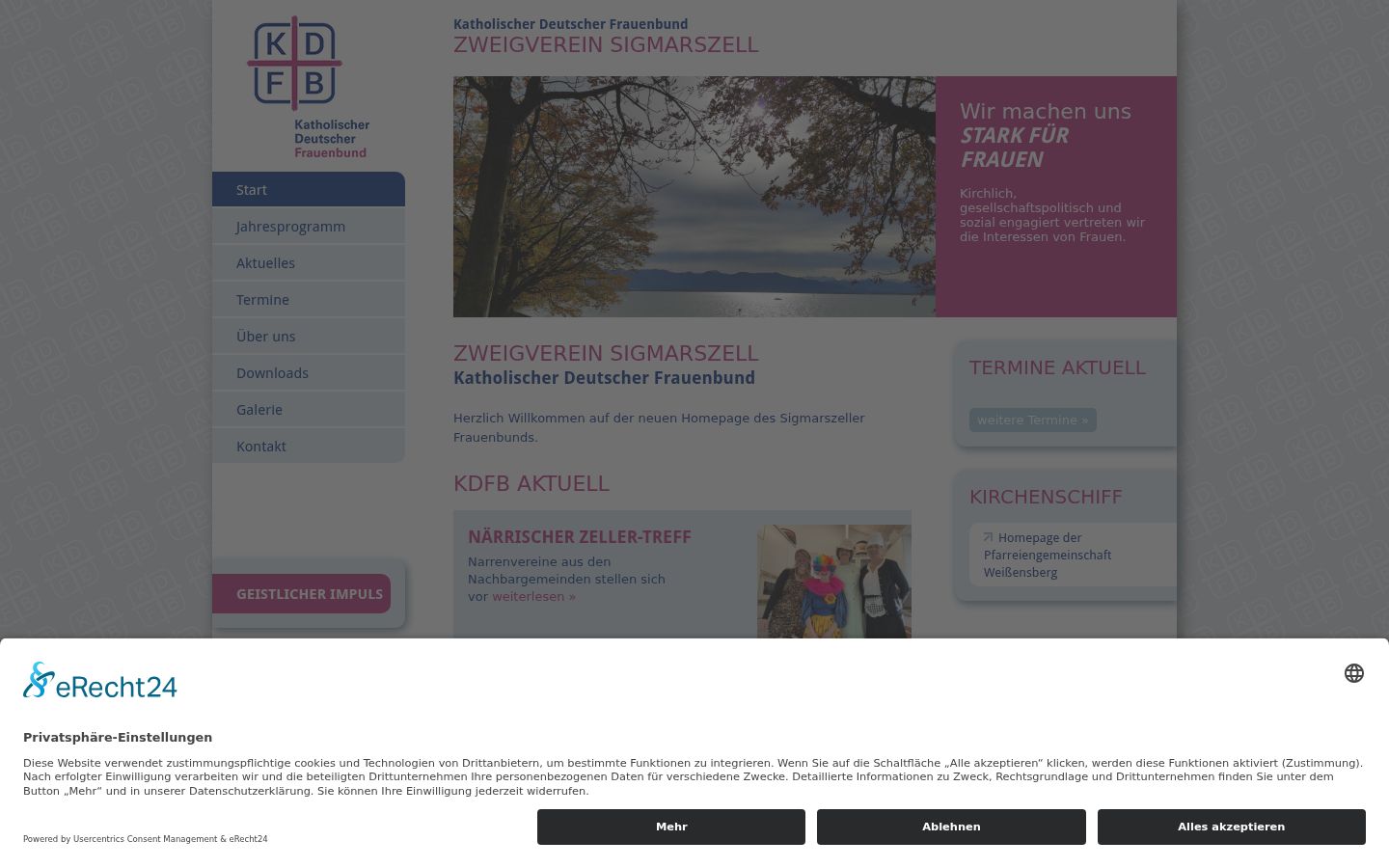 Sutikimo reklamjuostės, rodytos prieš bet kokią sąveiką, ekrano kopija