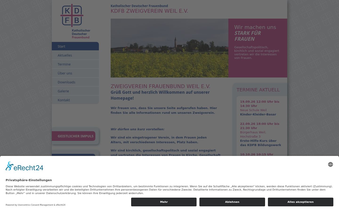 Sutikimo reklamjuostės, rodytos prieš bet kokią sąveiką, ekrano kopija