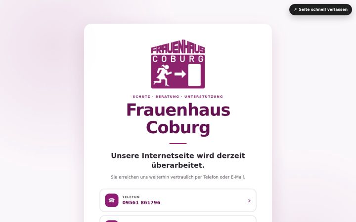 Screenshot van frauenhaus-coburg.de