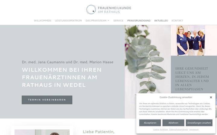 Screenshot van frauenheilkunde-am-rathaus.de