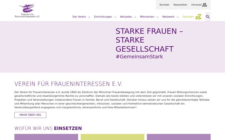 Екранна снимка на fraueninteressen.de