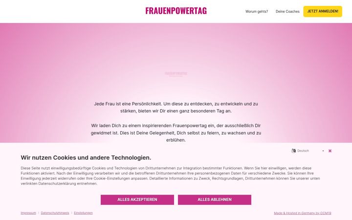 Screenshot of frauenpower-villamove.de