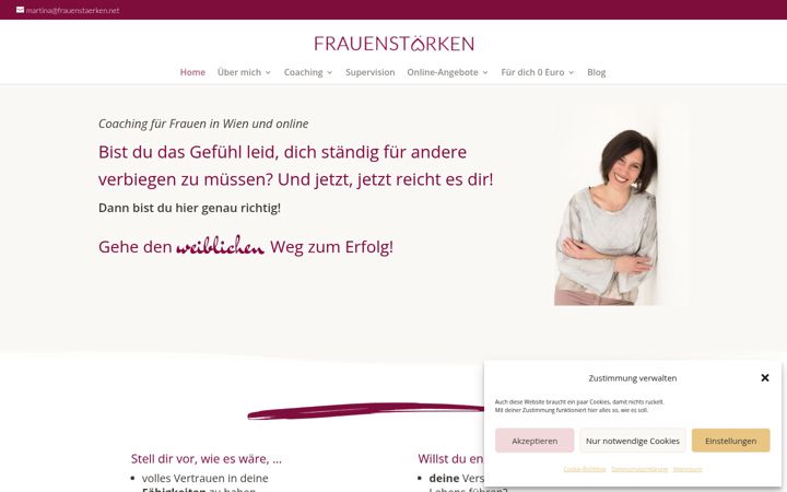Captura de ecrã de frauenstaerken.net