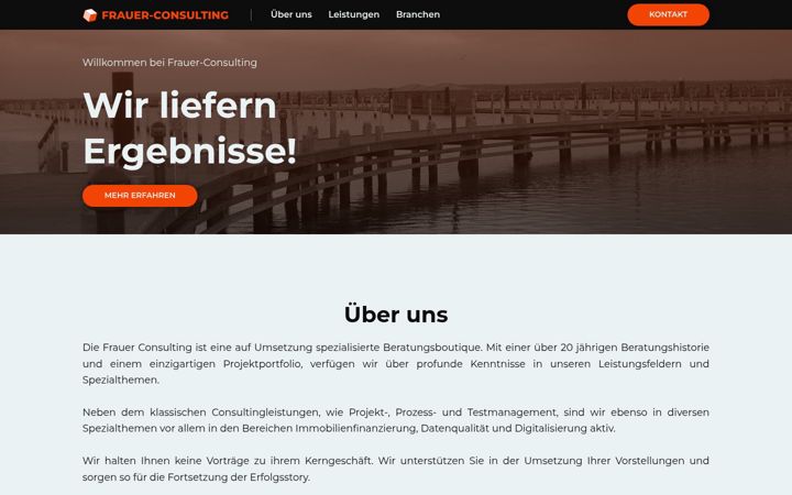 Screenshot of frauer-consulting.de