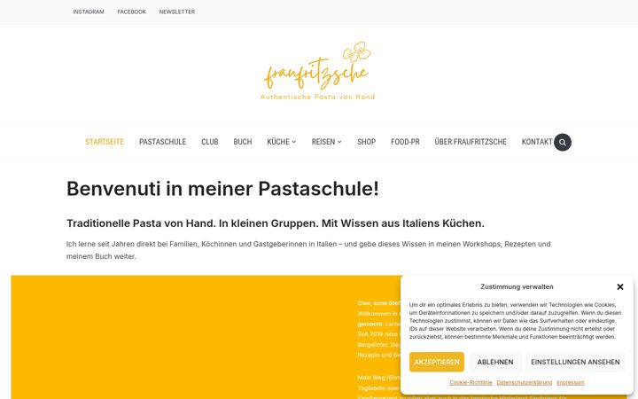 Screenshot van fraufritzsche.de