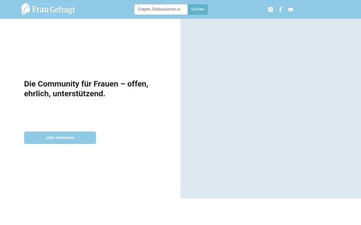 Screenshot van fraugefragt.de
