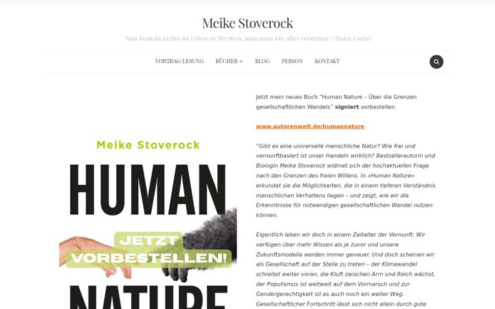 Screenshot van fraumeike.de