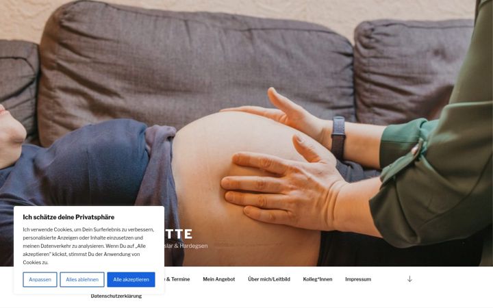 Screenshot of frauotte.de
