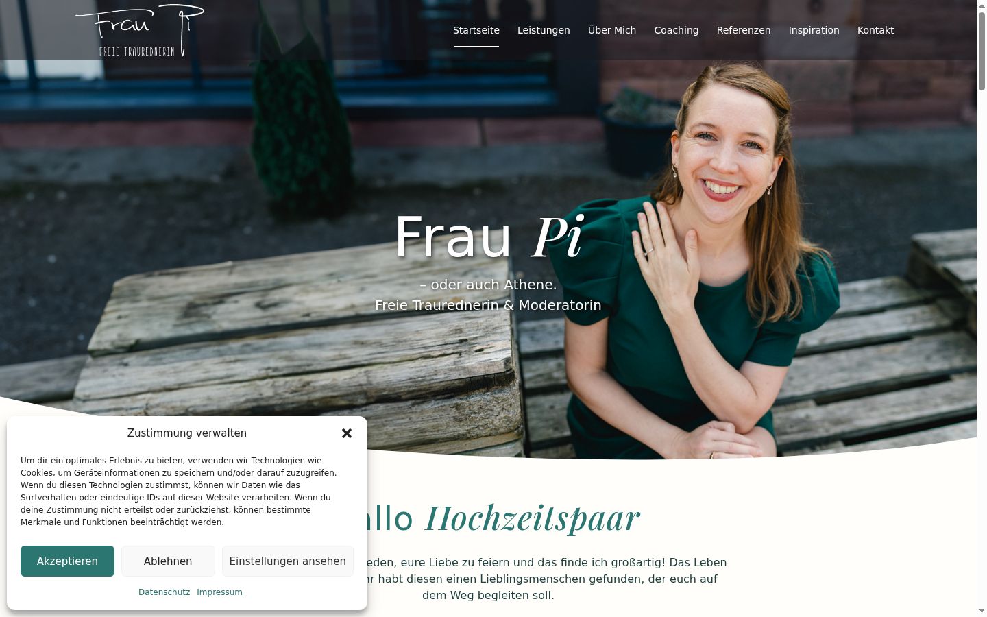 Screenshot van de toestemmingsbanner zoals getoond vóór enige interactie