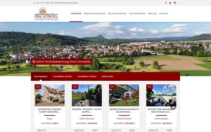 Captura de pantalla de frauschroedl.de