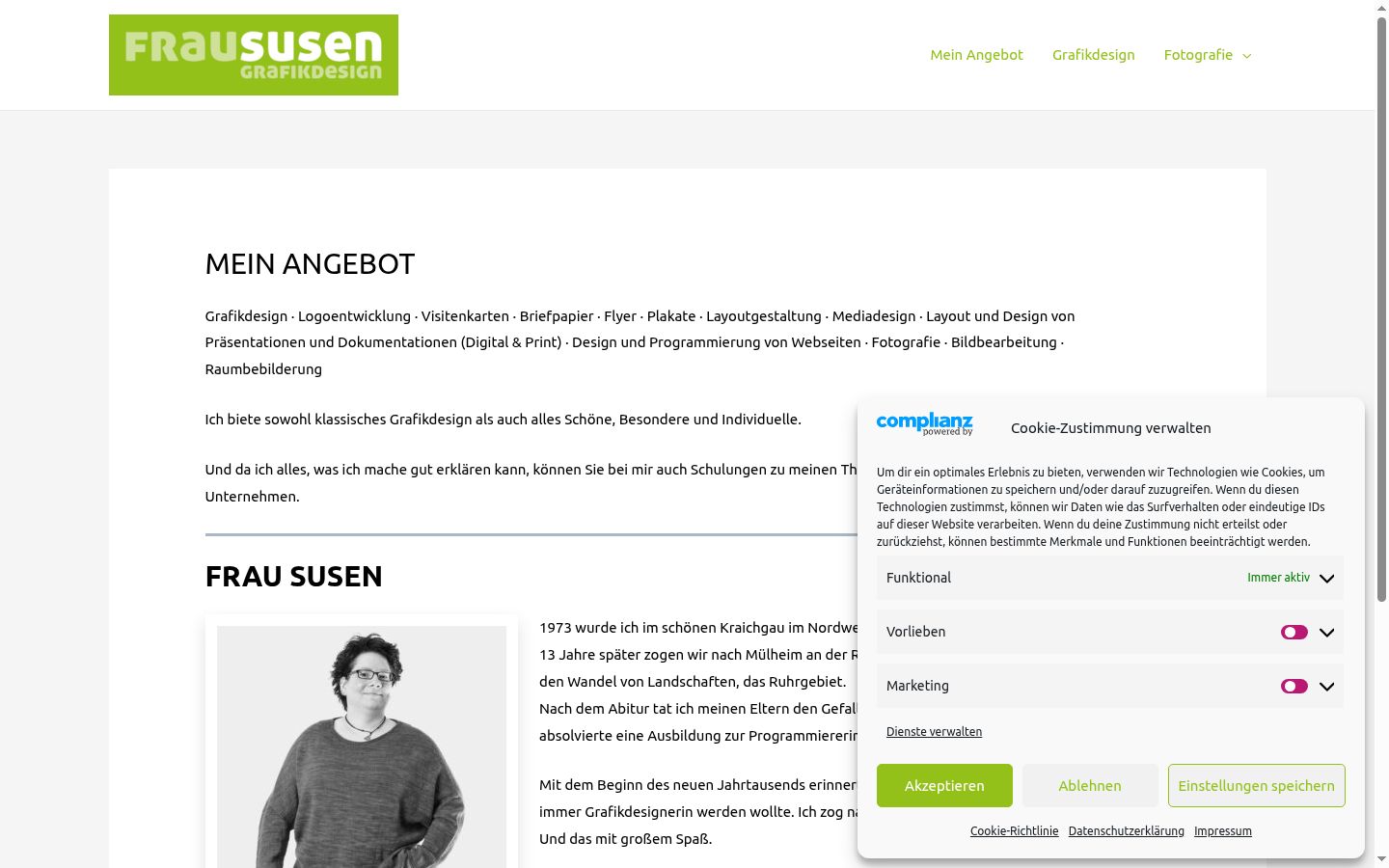 Screenshot van de toestemmingsbanner zoals getoond vóór enige interactie