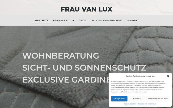 Screenshot of frauvanlux.de