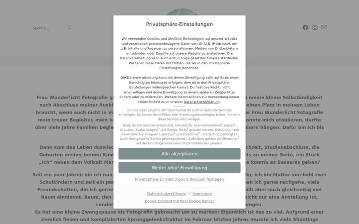 Screenshot of frauwunderlicht.de