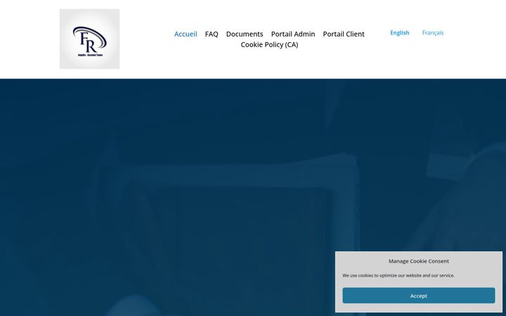Screenshot of fraymond.ca