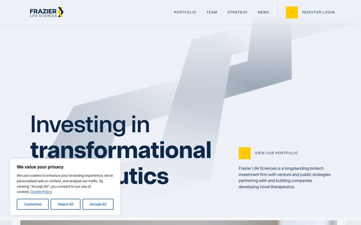 Screenshot of frazierls.com