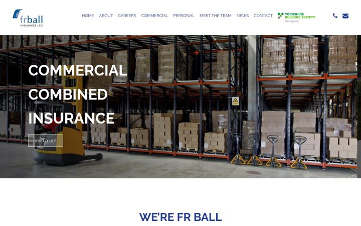 Екранна снимка на frball-insurance.co.uk