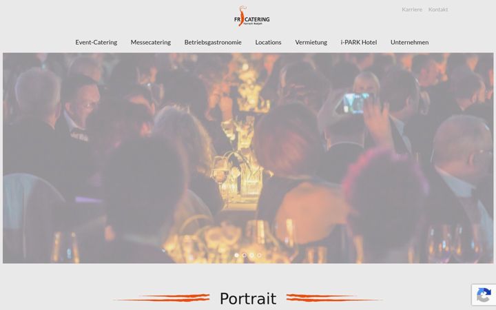Screenshot stránky frcatering.de