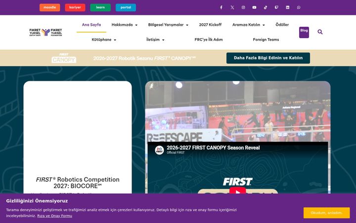 Screenshot of frcturkiye.org