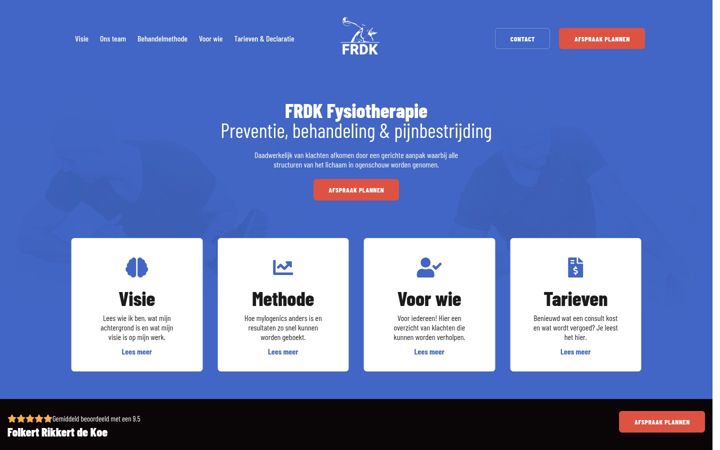 Screenshot of frdk.nl