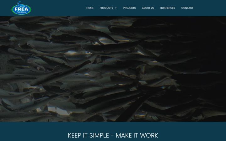 Screenshot of frea-solutions.com