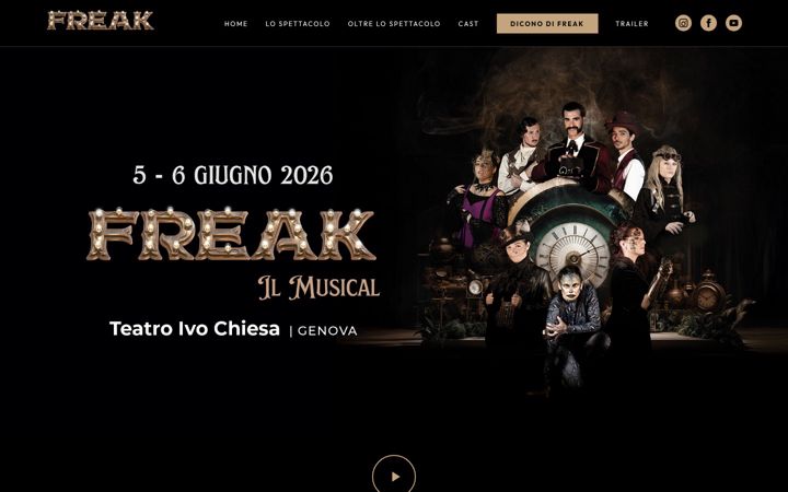 Screenshot of freakilmusical.it