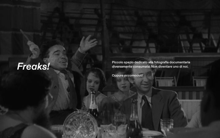 Screenshot of freakscollective.it