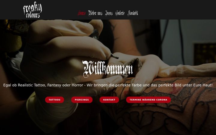 Screenshot of freaky-colours.de