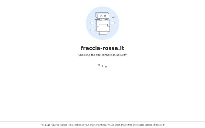 Screenshot of freccia-rossa.it