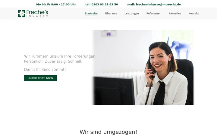 Screenshot of freches-inkasso.de