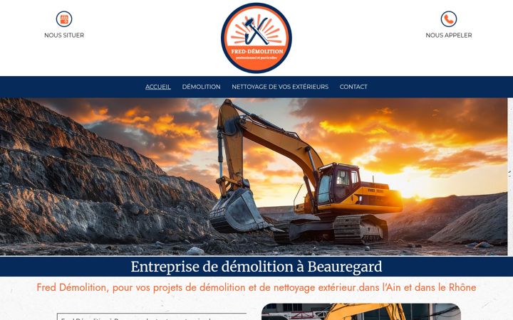 Screenshot of fred-demolition.fr