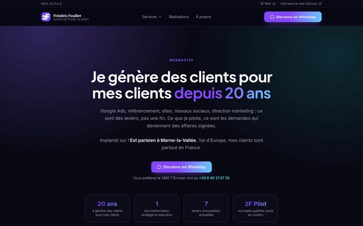 Screenshot of fred-fouillet.com
