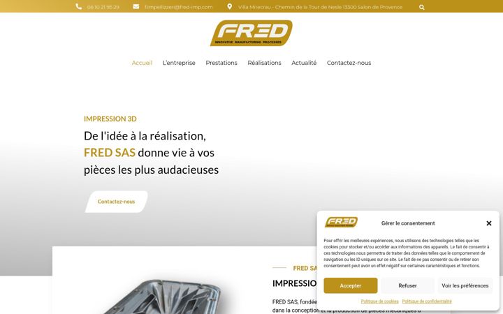 Screenshot of fred-imp.com